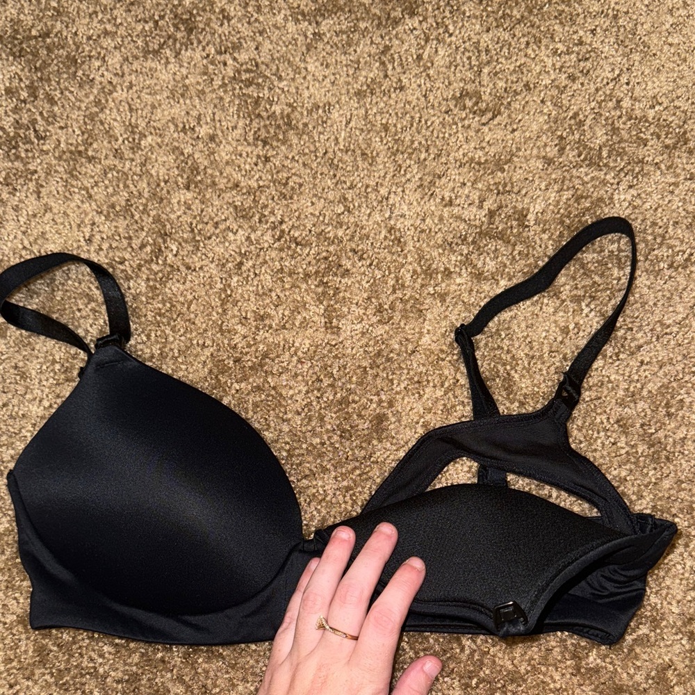 NWOT- Auden Black Women's Nursing Bra - Picture 5 of 6